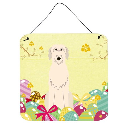 Carolines Treasures Easter Eggs Irish Wolfhound Wall or Door Hanging Prints BB6065DS66